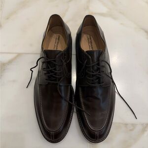 Johnston & Murphy Dark Brown Leather Oxfords
